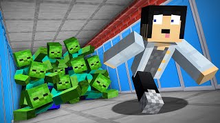 Minecraft School but its a Zombie Apocalypse