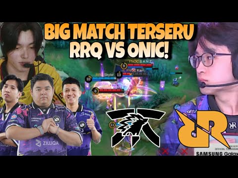 BIG MATCH 25 MENIT TERSERU PARAH AJIG !! FULL MERINDING COK !! RRQ VS ONIC MATCH 1 - MPL S14