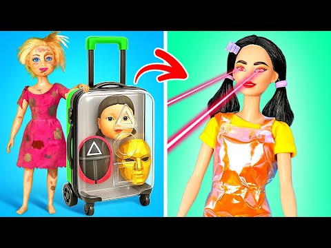 How to become Squid Game Doll?! Extreme Makeover From Barbie To SGD