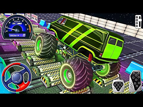 Police Monster Truck Stunt Driving Sim - Jeep Driving Game 3D | Android Gameplay | Part 2