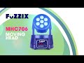 Fuzzix MHC706 Moving Head Wash Light - 7x6W RGBW
