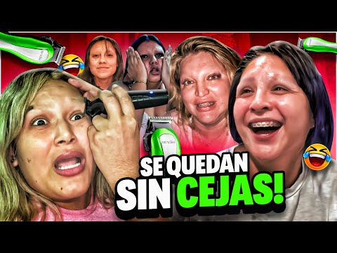 LAS CONVERTIMOS EN LAS LOQUITAS SIN CEJAS 😂😂