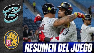 Resumen del juego Bravos de Margarita vs Leones del Caracas | 22 de diciembre de 2025
