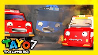 🚌タヨ 第7 シーズン 第4話 l レスキュー隊は街のヒーロー2 l ちびっこバス タヨ