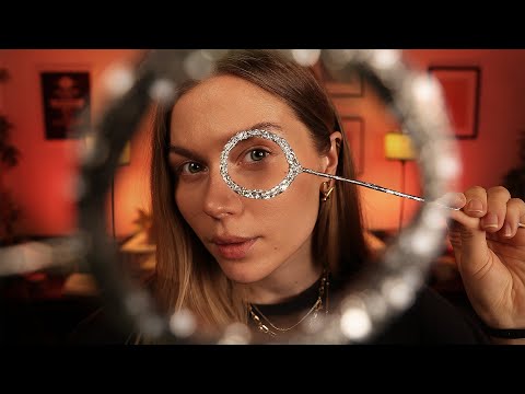 ASMR Measuring Your Face With Precision ✨ Personal Attention for Deep Relaxation