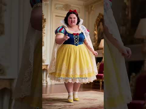 tiểu bạch tuyết làm vở quả cầu pha lê #shorts #ai #cartoon #disney #cosplay #bachtuyet #funny