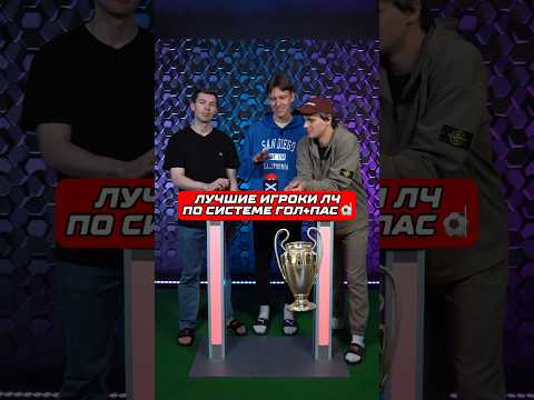 100к1 : Лучшие игроки Лиги Чемпионов по системе гол+пас #футбол #лигачемпионов #месси