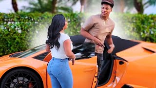 Ela ignorou ele na rua... mas tudo mudou quando viu a Lamborghini!