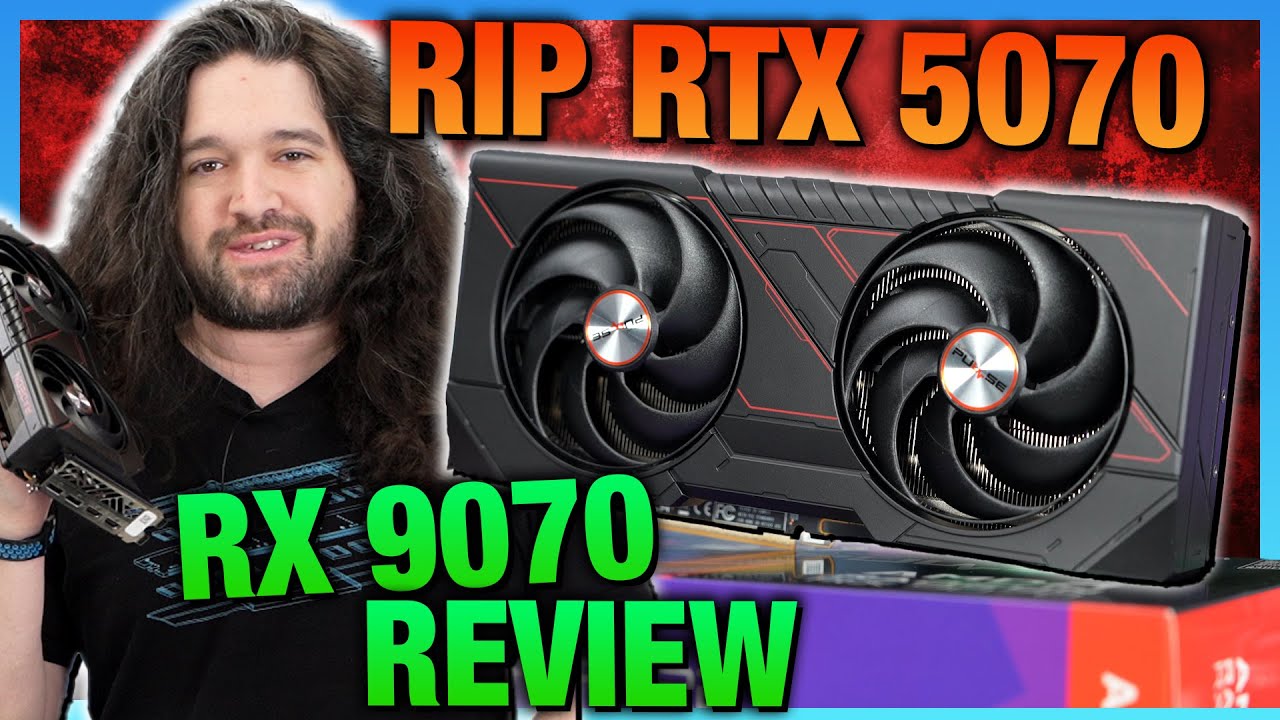 Incredibly Efficient: AMD RX 9070 GPU Review & Benchmarks vs. 9070 XT, RTX 5070