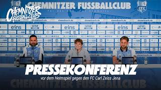 Chemnitzer FC | Pressekonferenz vor dem Heimspiel gegen den FC Carl Zeiss Jena