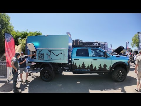 4x4 MINI WOHNMOBIL mit MEGA SLIDEOUT für Deutschland RTR Ram 3500 Turbodiesel mit Bliss Mobil Kabine