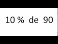 Understanding 10% of 90