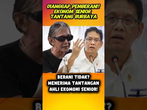 Purbaya ditantang ekonom senior #shorts #trending #purbaya