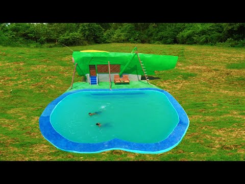 [Full] Build A Modern Mud Locust Resort And Underground Swimming Pool