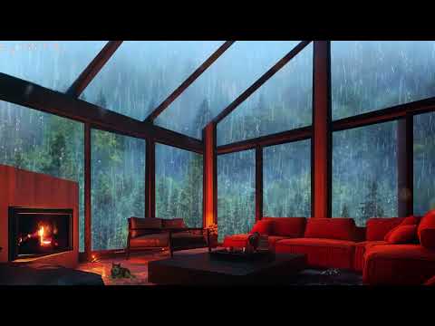 Rain Sounds For Sleeping - Beat Insomnia with Heavy Rain and Deep Thunder Sounds for Healing