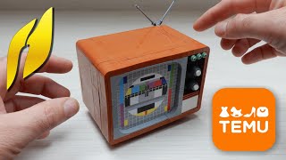 TEMU - ZHEGAO 662015 Retro Television (Unboxing and Review) #temu #tv  #tv #toys #lego #bricks #toy