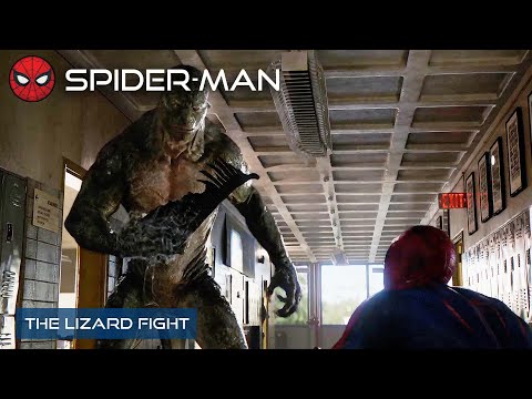 Lizard Hunts Down Peter Parker Clip