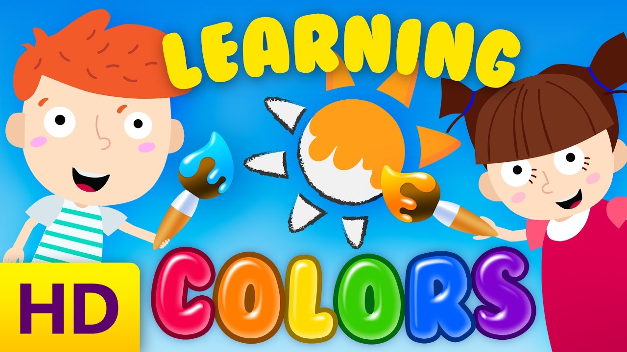 Learning Video Learning colors for kindergarten children/toddlers