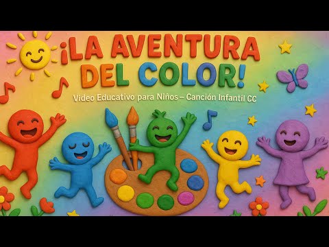 Colores para Niños Aprende Jugando con Plastilina – Canción Educativa CC - Video Infantil