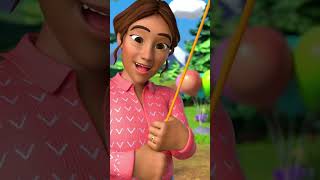 🧿 Nina's Little Brother Turns Around & Around 🧿 #cocomelon #cartoons | Nina's ABCs #shorts