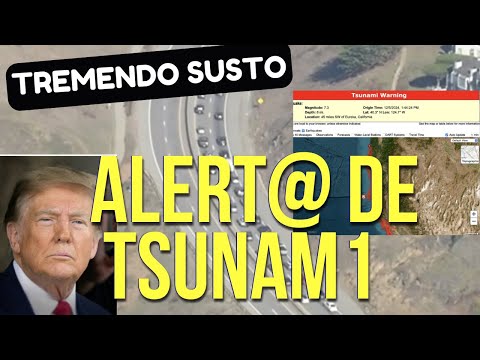 POTENTE SISM0 SACUDIÓ EL NORTE DE CALIFORNIA Y PROVOCÓ HASTA AL3RT@ DE TSUN@M1