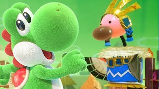 Four Yoshiâ€™s Crafted WorldÂ New Trailers - Gameplay & Boss Battle