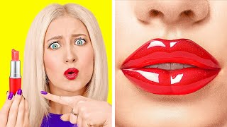 MANIÈRES BIZARRES DE FAIRE PASSER DU MAQUILLAGE EN CLASSE || Idées de Génie par 123 GO! SCHOOL