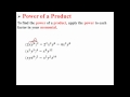 Power of a Product and Exponents