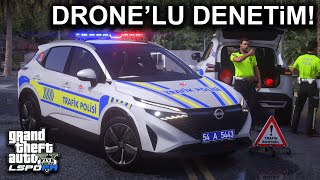 DRONE İLE YAYA GEÇİDİ DENETİMİ ! - TRAFİK POLİSİ MODU - GTA 5 LSPDFR