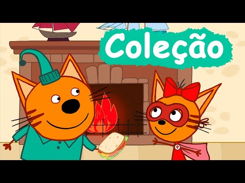 Kid-E-Cats em Portugues | Coleção dos episódios | Desenhos para crianças