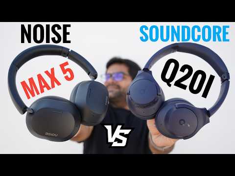 Noise Airwave Max 5 VS Soundcore Q20i ANC Headphone ⚡⚡ Which Headphone Should You Buy ??