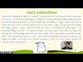 Valley and Ridge Region Concepts