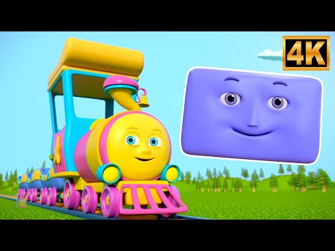 Rectangle Song, Kids Learning Videos And Nursery Rhymes by Huffy Puffy