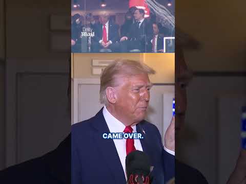 Trump discusses chat with Elon Musk at Charlie Kirk's memorial