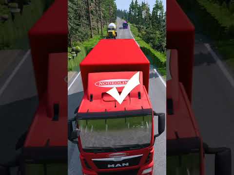Mixer Trucks & Buses vs Massive Water Pit #4 |#carsvswaterpit #doubleflatbedtrailertruckvsspeedbumps