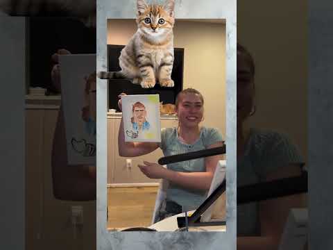 pasangan saling menggambar masing masing