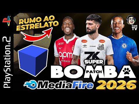🚨 BOMBA PATCH 2025 (PS2) PES 2026 ISO DOWNLOAD RUMO AO ESTRELATO ✅ AETHERSX2 / PPSSPP 🔥