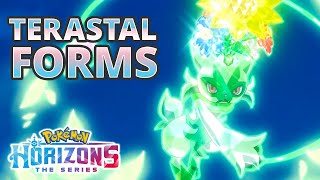 Terastallization Nation: Terastal Pokémon Forms | Pokémon Horizons: The Series