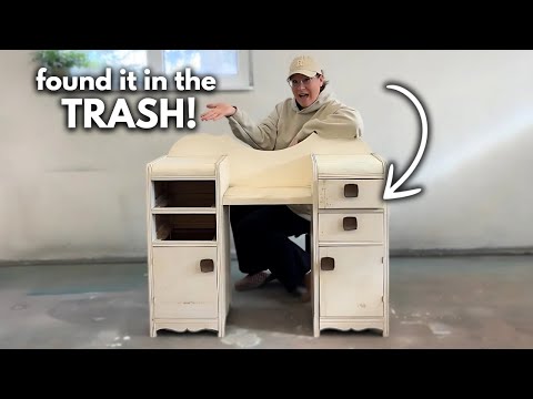 I Found This Vanity in the Trash… You Won’t Believe the Before & After!