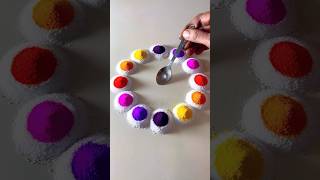 Rangoli designs for beginners #rangoli#rangolidesigns#rangoliforbeginners#shorts#diwalirangoli