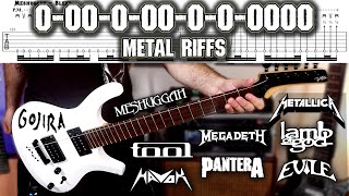10 Metal Riffs to Develop Your Right Hand Technique