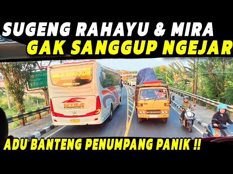 "PENUMPANG JANTUNGAN ‼️ SUGENG RAHAYU & MIRA GAK SANGGUP NGEJAR 🔥" Trip Report Naik Bus Jawa Timuran