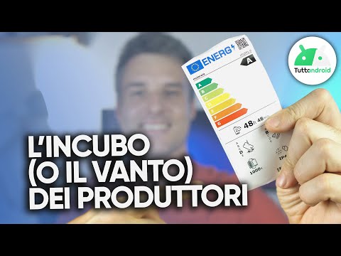 La NUOVA ETICHETTA ENERGETICA degli smartphone IN 5 MINUTI