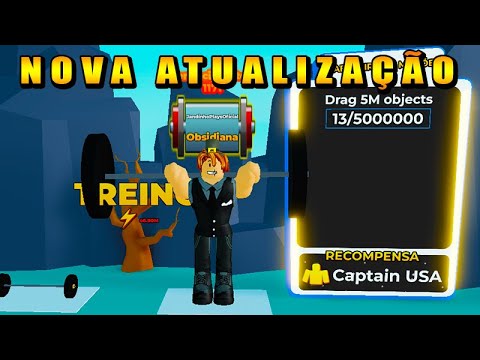 CORRE!! SAIU A MEGA ATUALIZAÇÃO NO STRONGMAN SIMULATOR NO ROBLOX + TRADE