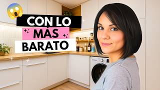 Yo sola hice el mejor cuarto de lavado con los muebles más baratos del mercado y ¡Así quedó!