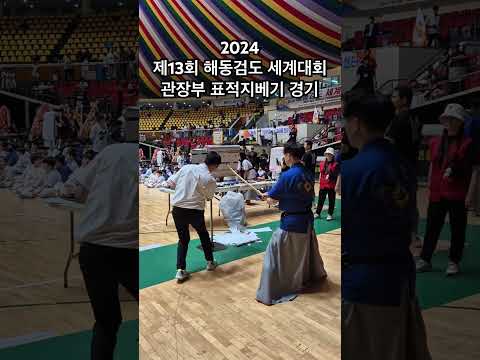 MISS .. CRITICAL !! GREAT ! (제13회 해동검도 세계대회 관장부 표적지베기 경기) #13th #world #haidonggumdo #championship