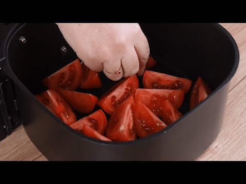 Coloque os tomates na Air Fryer e o resultado vai te surpreender