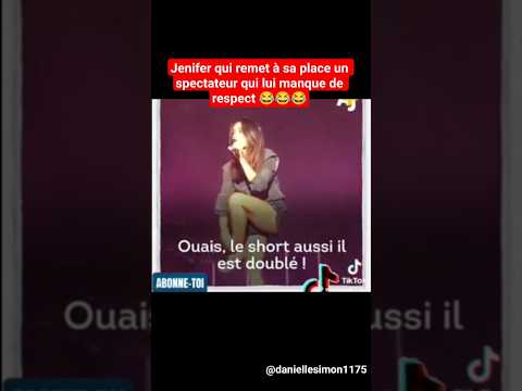 Jenifer qui remballe un spectateur ๐ #jenifer #staracademy #concert #drole #fans #drama