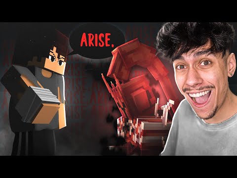 ERGAM-SE EU VIREI MONARCA 𝗡𝗢 MINECRAFT !! Solo Leveling Guerra Ep. 2 ‹ Ine ›