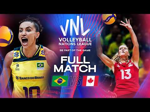 Brazil 🇧🇷 vs. Canada 🇨🇦 - 2024 VNL | Full Match - Week 1